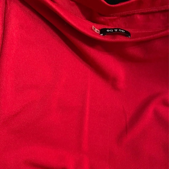 NWOT DO & BE--RED BODYCON MINI SKIRT - Picture 6 of 6